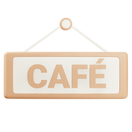 Sinal de café  3D Icon