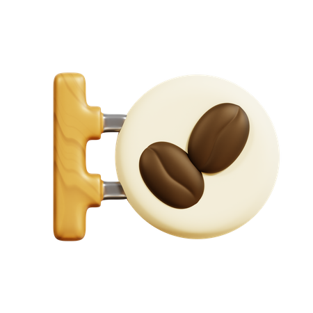 Sinal de café  3D Icon