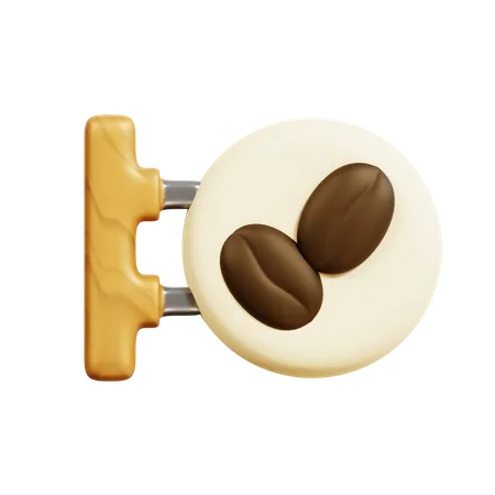 Sinal de café  3D Icon