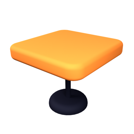 Cafe Table  3D Icon