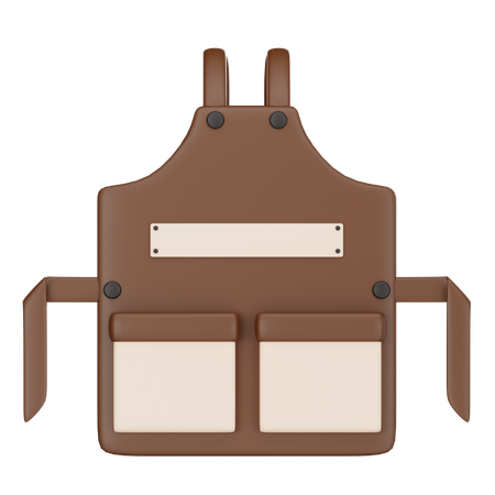 Tablier de café  3D Icon