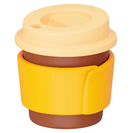 Tirar café  3D Icon