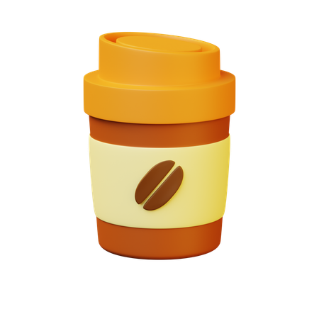 Tirar café  3D Icon