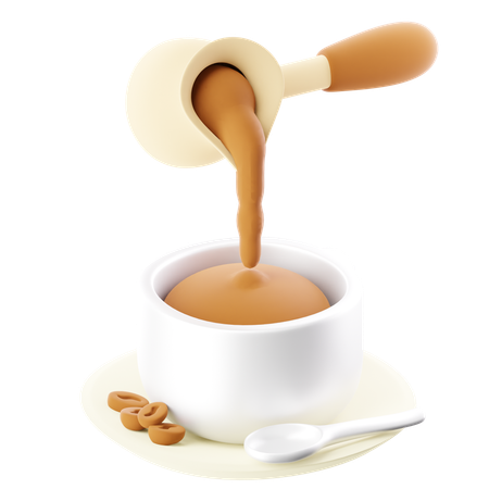 Café turco  3D Icon