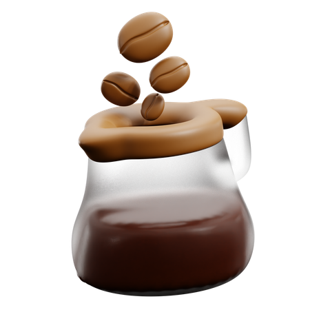 Pote de café  3D Icon