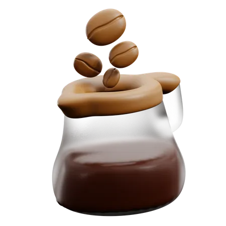 Pote de café  3D Icon