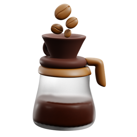 Pote de café  3D Icon