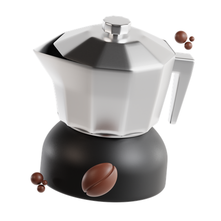 Pote de café  3D Icon