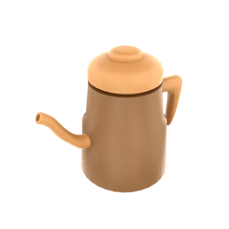 Chaleira de café  3D Icon