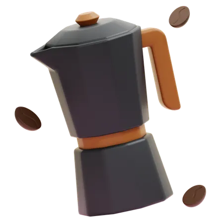 Pote de café  3D Icon