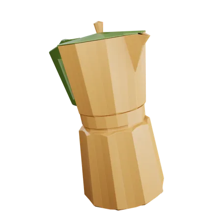 Cafeteira moka  3D Icon