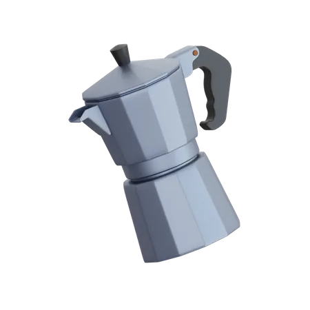 Cafeteira moka  3D Icon