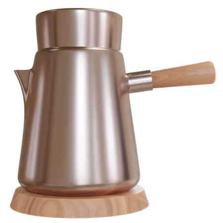 Cafeteira moka  3D Icon