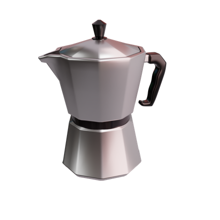 Cafeteira moka  3D Icon