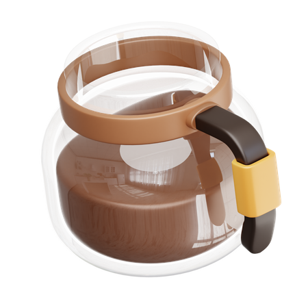 Cafeteira quente  3D Icon
