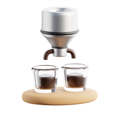 Maquina de cafe  3D Icon