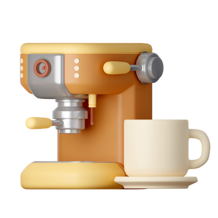 Maquina de cafe  3D Icon