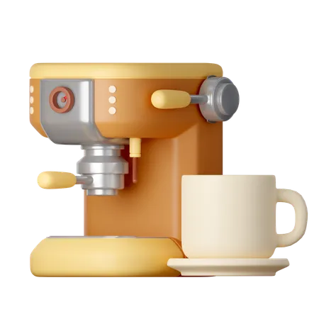 Maquina de cafe  3D Icon