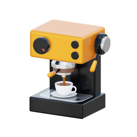 Cafetera  3D Icon