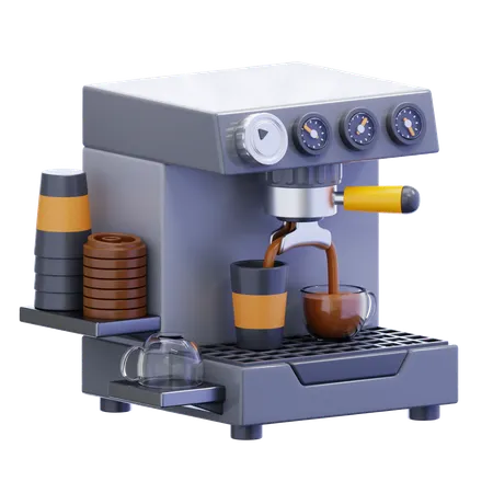 Cafetera  3D Icon