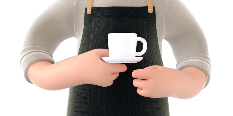 Cafetera  3D Illustration