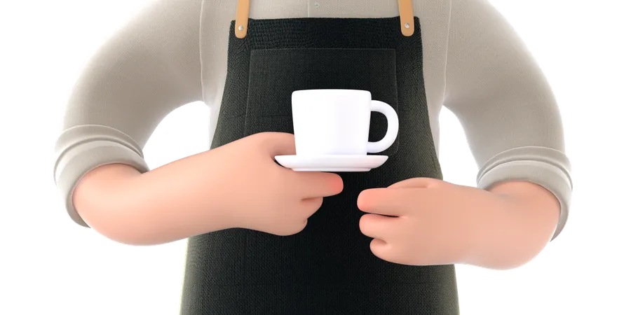 Cafetera  3D Illustration