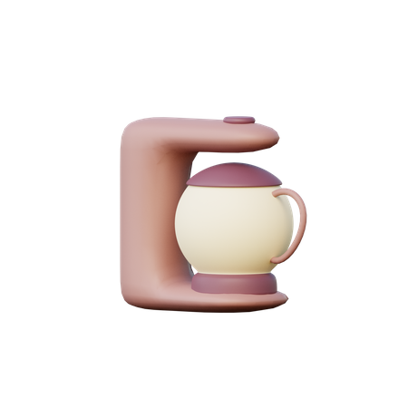 Maquina de cafe  3D Illustration