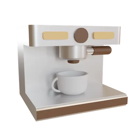 Maquina de cafe  3D Illustration