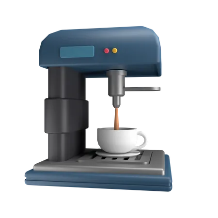 Maquina de cafe  3D Illustration