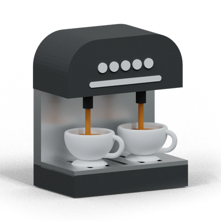 Maquina de cafe  3D Icon