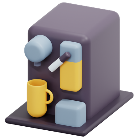 Maquina de cafe  3D Icon