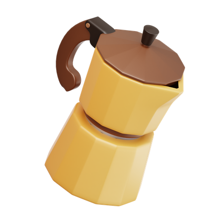 Cafetera  3D Icon