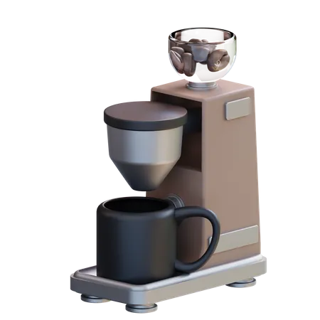 Cafetera De Ilustracion 3 D 3D Icon