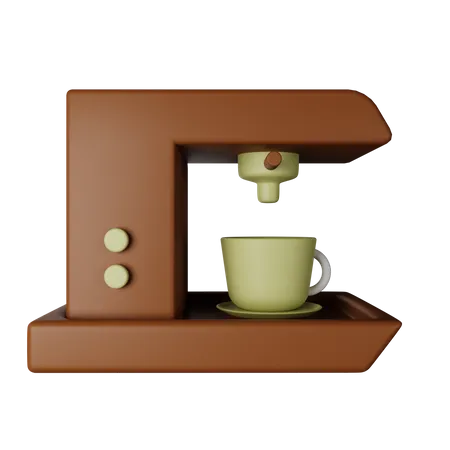Maquina de cafe  3D Icon