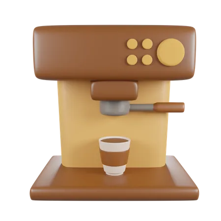 Maquina de cafe  3D Icon