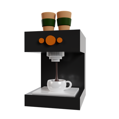 Maquina de cafe  3D Icon