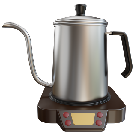 Cafetera electrica  3D Icon