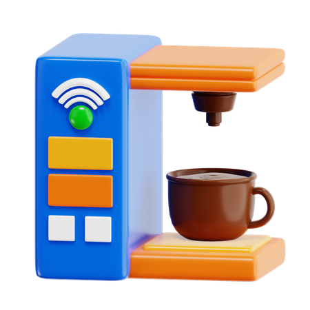 Cafetera inteligente  3D Icon