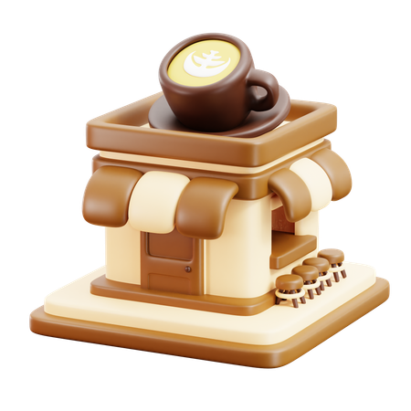 Café  3D Icon