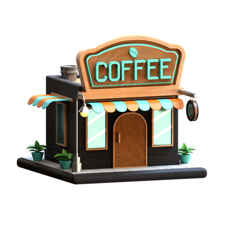 Cafetería  3D Icon