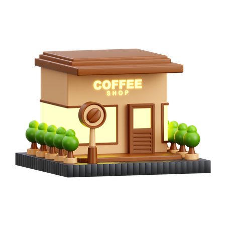Cafetería  3D Icon