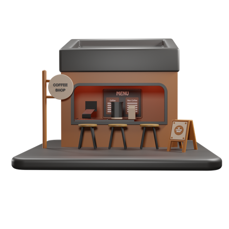 Cafetería  3D Icon