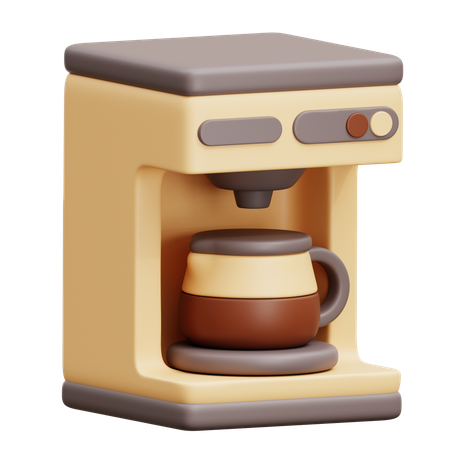 Cafetière  3D Icon
