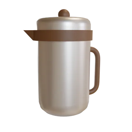 Cafetière  3D Illustration