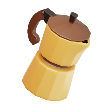 Cafetière  3D Icon