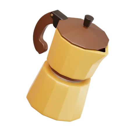 Cafetière  3D Icon