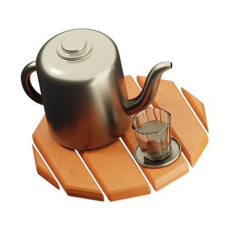 Cafetière  3D Icon