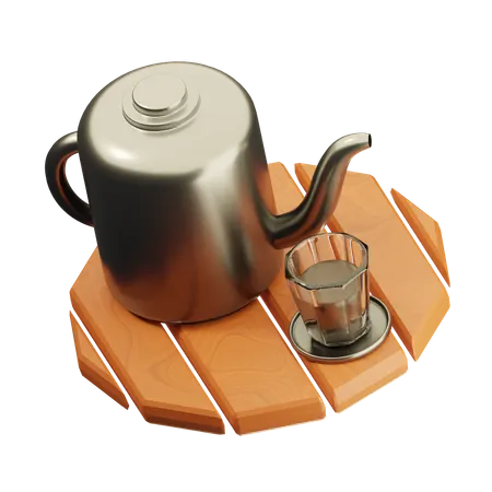 Cafetière  3D Icon