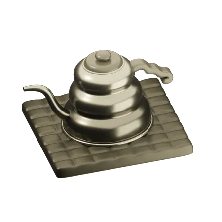 Cafetière  3D Icon