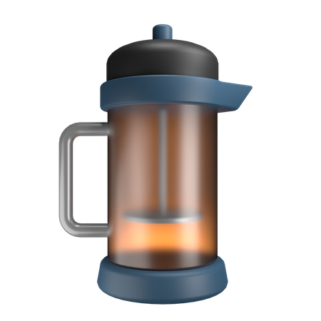 Cafetière  3D Illustration